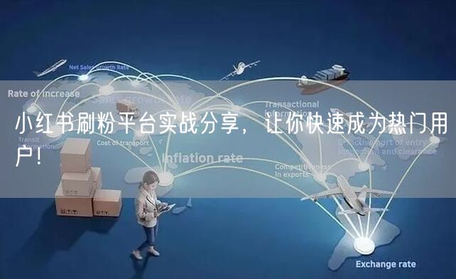小红书刷粉平台实战分享，让你快速成为热门用户！