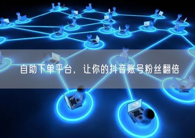 自助下单平台，让你的抖音账号粉丝翻倍
