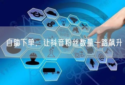 自助下单，让抖音粉丝数量一路飙升