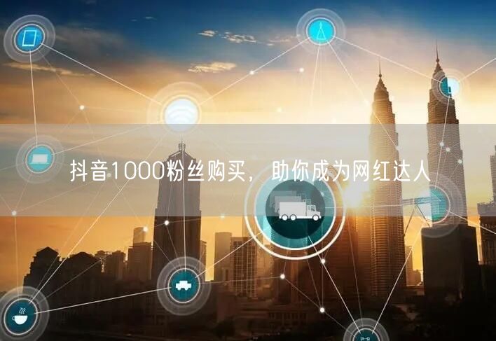 抖音1000粉丝购买，助你成为网红达人