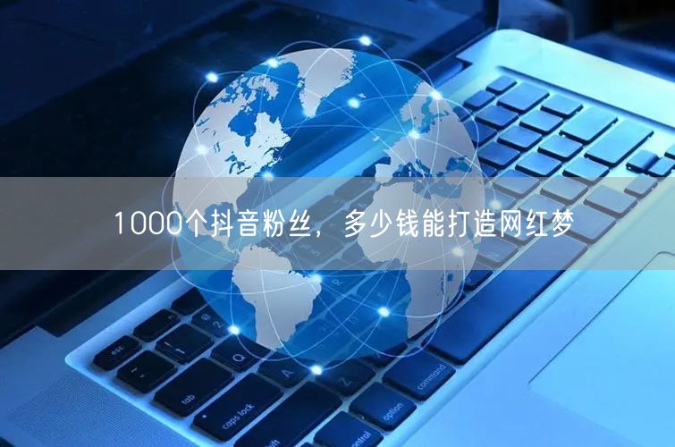 1000个抖音粉丝，多少钱能打造网红梦